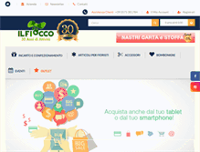 Tablet Screenshot of ilfiocco.com